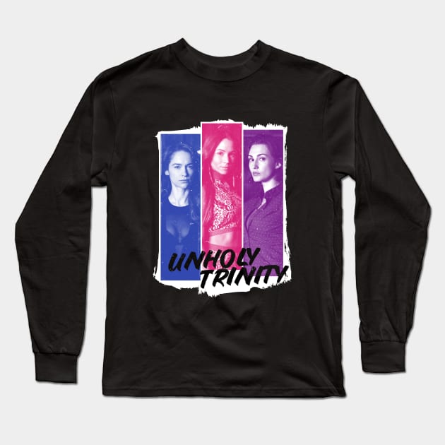 Unholy Trinity - Wynonna Earp Long Sleeve T-Shirt by Maudeline